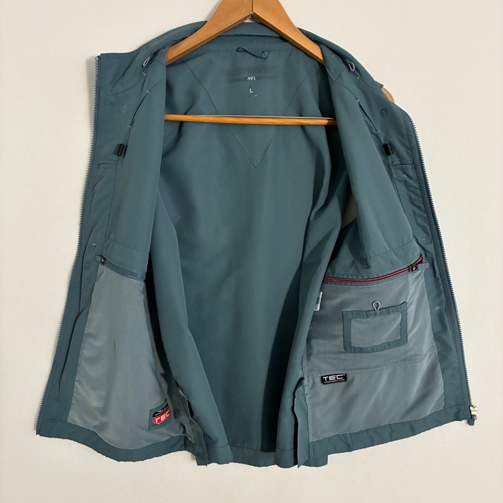 SCOTTeVEST TEC Featherweight Vest Mens Size L Full Zip Pockets Travel Gorpcore - Picture 2 of 11